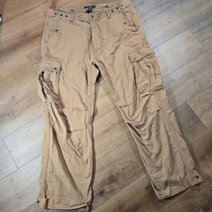 Polo Ralph Lauren Cargo Pants Mens 40x32 Wide Leg Military Y2K Co Jeans Capris
